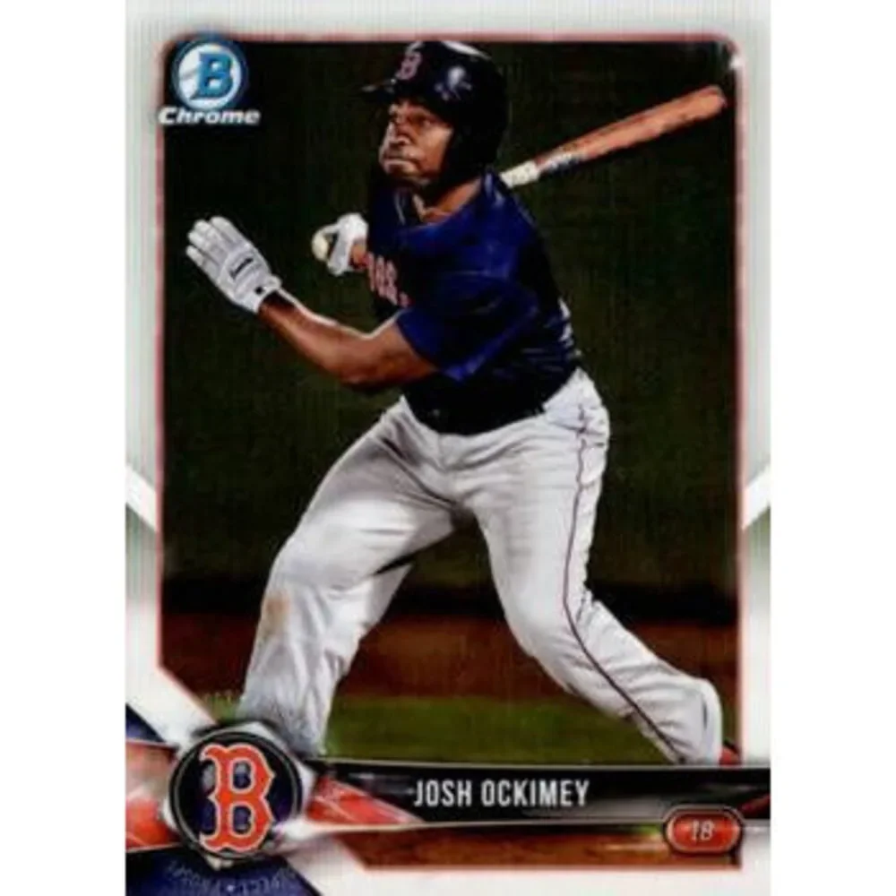 2018 Bowman Chrome Prospects Josh Ockimey BCP34 Boston Red Sox